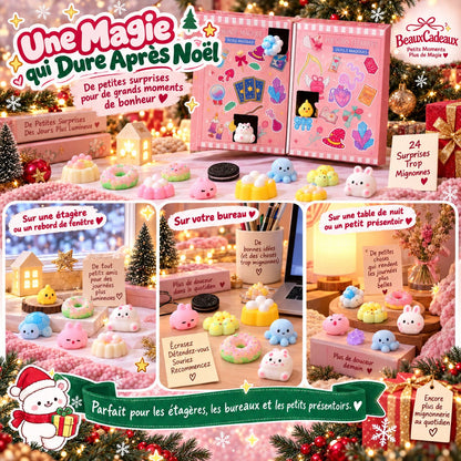 Calendrier de l'Avent Squishy Magique Beaux Cadeaux
