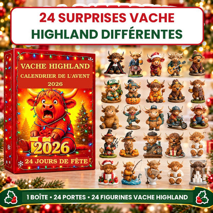 Calendrier de l'Avent Vaches des Highlands 2026 Beaux Cadeaux