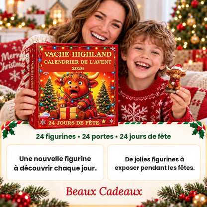 Calendrier de l'Avent Vaches des Highlands 2026 Beaux Cadeaux