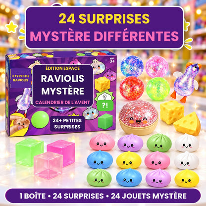 Calendrier de l'Avent Raviolis Mystère Beaux Cadeaux
